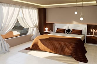 create realistic 3d interior design and renders in maya