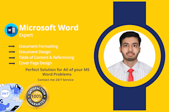 do document formatting in ms word