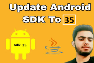 update android sdk to API level 35 android 15