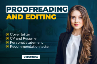 proofread and edit your personal statement or statement of purpose in english