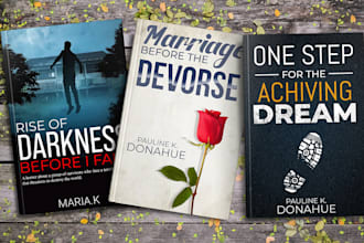 design a professional book cover and amazon KDP book cover