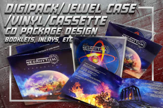 design your cd, cassette, vinyl packaging merch