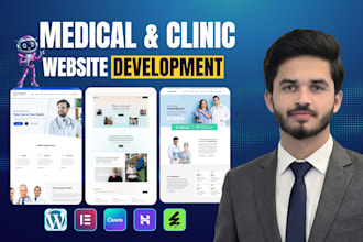 build a modern medical clinic website in wordpress that gets patients