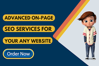 do advanced on page SEO services for your any website