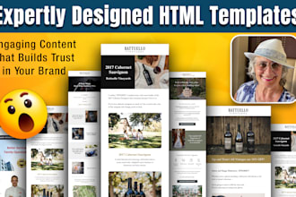 write and design email marketing campaign templates