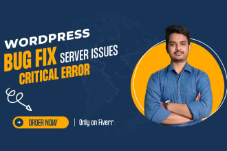 fix wordpress errors, bugs, and server issues professionally