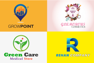 design simple, flat logo for app, makeup, amazon, ecommerce, shopify or website
