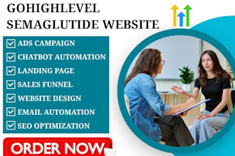build semaglutide gohighlevel landing page weight loss ghl health coach website