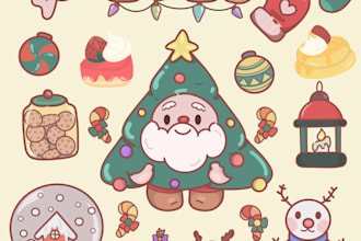 draw cute doodle illustrations