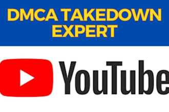 submit dmca to remove youtube videos and images under dmca