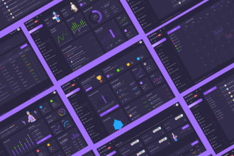 create stunning saas, CRM, and admin dashboard uiux in figma