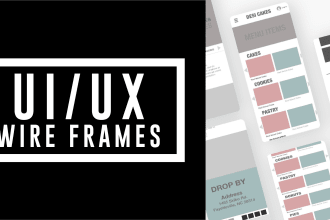 create a UX design wire frames