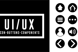 create UX icon, buttons, components