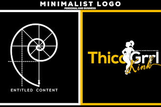 create unique and creative minimalist logo for your business