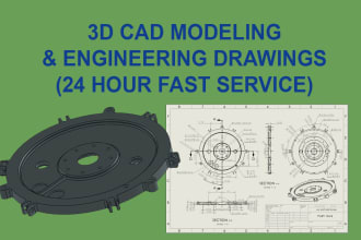 3d cad modeling and engineering drawings