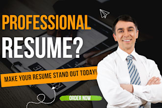 create a professional resume, CV, and cover letter