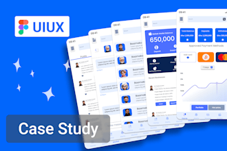 design  mobile apps and also case study for your project