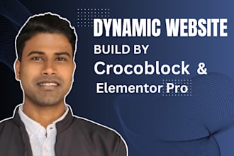 build dynamic wordpress website by crocoblock, jet engine, elementor