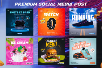 create product banner and design all your social media ads