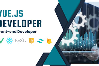 be your front end developer using html, CSS, vue3, bootstrap