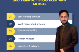 do SEO optimized copywriting blog posting and proofreading
