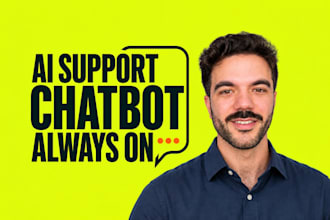 develop a customer support ai chatbot