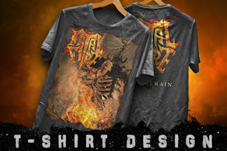 make a graphic tshirt clothing print design