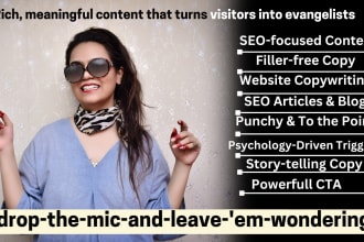 be your SEO website content article writer and copywriter