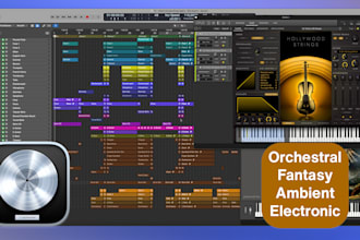 compose an orchestral fantasy soundtrack for your video game