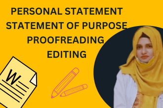 proofread and edit your personal statement statement of purpose