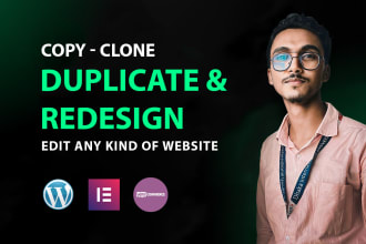 do copy clone website or edit wordpress website and customization