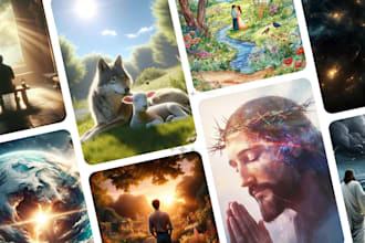 create ai christian art and imagery