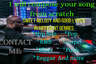 compose your song and arrange your lyrics