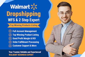 be your walmart dropshipping and wfs virtual assistant VA