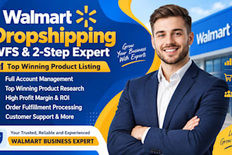 be your walmart dropshipping and wfs virtual assistant VA