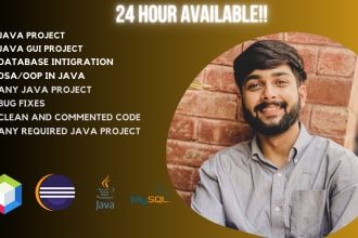 develop java project,java gui with eclipse or netbeans