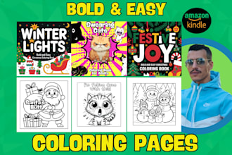 design fun and simple coloring pages that anyone can enjoy