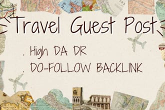 do travel guest post on travel blog with do follow backlink