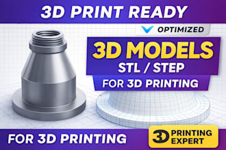 design 3d printable products ready for manufacturing dfm