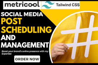 professionally schedule your social media posts via metricool later tailwind