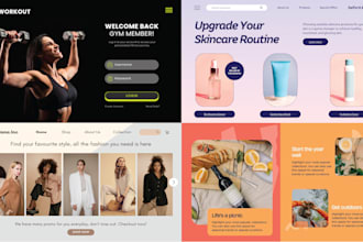 custom websites for spa, beauty, gym, salon, skincare makeup