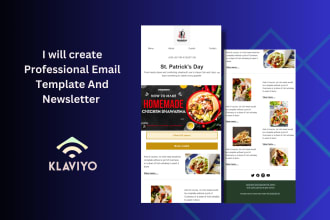 create klaviyo email template for flows and campaigns