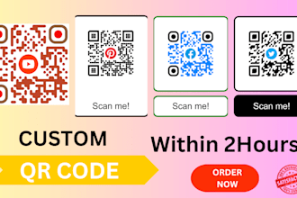 design custom qr code, customised qr with logo for boost your business