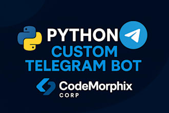 create complex custom telegram bot