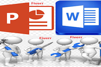 be your ms  power point slide designer and ms word doctor