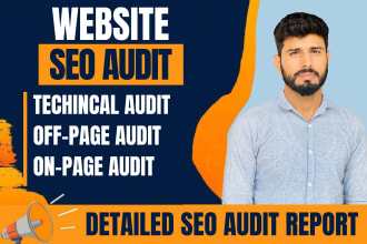 provide website seo audit report, backlink audit and technical audit