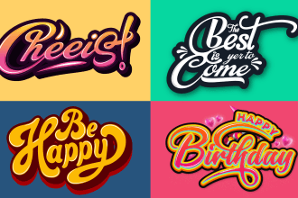 typography font lettering logo and t shirt design