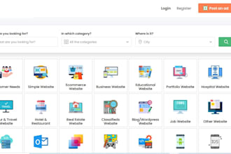 create osclass classifieds website with custom design