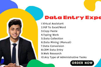 do data entry expert at 2 years experience
