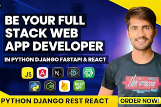 be your python django rest api developer
